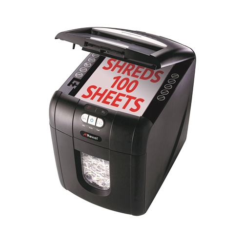 REXEL AUTO+100X PERSONAL SHREDDER AUTOFEED