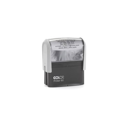 COLOP P60 PRINTER SELF INKING CUSTOM MADE STAMP 76x37mm