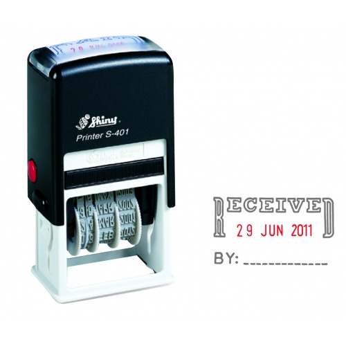 SHINY SELF INKING DATER S402 RECEIVED 2 COLOUR