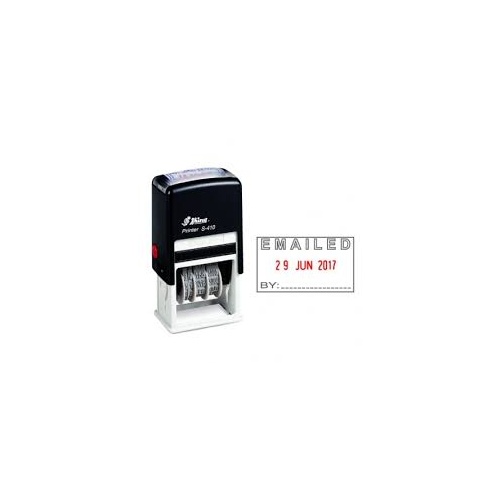 SHINY SELF INKING DATER S410 EMAIL 2 COLOUR