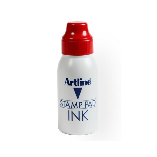 ARTLINE STAMP PAD INK 50cc RED