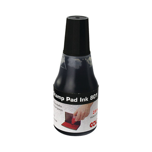 COLOP 801 STAMP PAD INK 25ml BLACK 