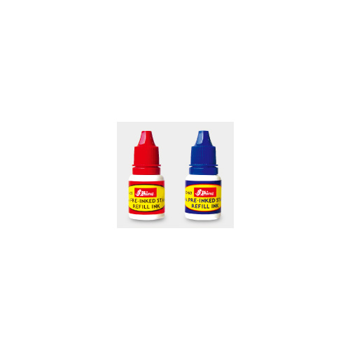 SHINY PREINKED STAMPS INK 10ml BLUE