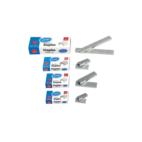 BANTEX NO 16 24/6mm STAPLES BOX 1000