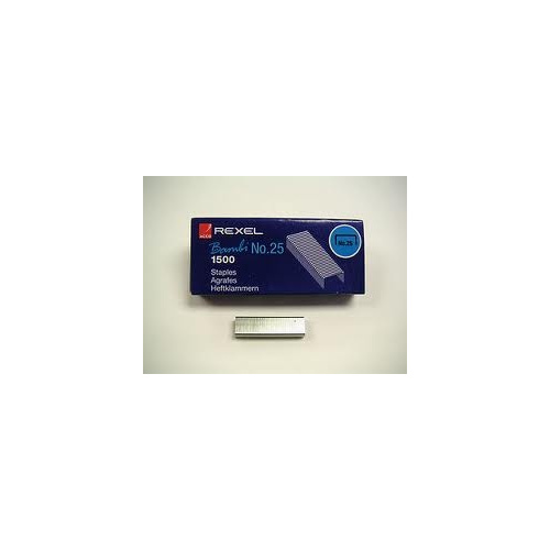 REXEL NO 25 BAMBI STAPLES BOX 1500