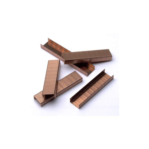 REXEL NO.56 26/6mm COPPER STAPLES BOX 5000