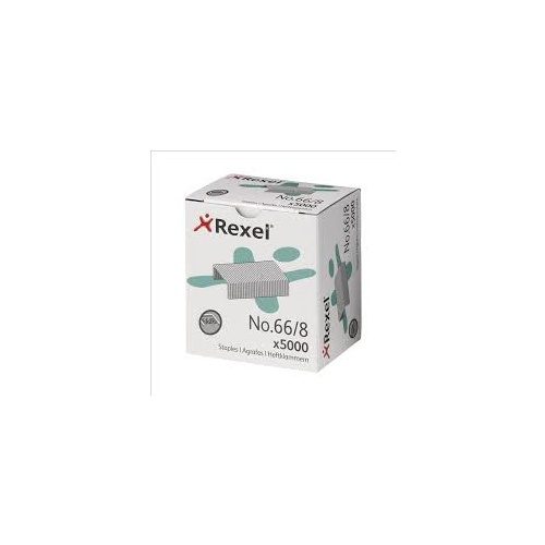 REXEL NO 66/8mm STAPLES GIANT BOX 5000