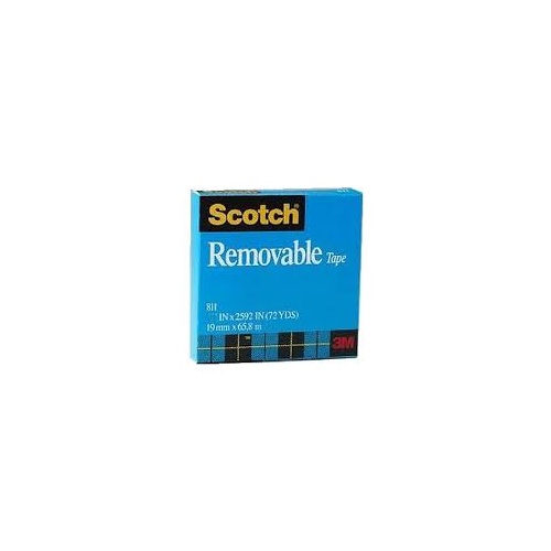 3M 811 SCOTCH REMOVABLE MAGIC TAPE REFILL 19mm x 65.8m
