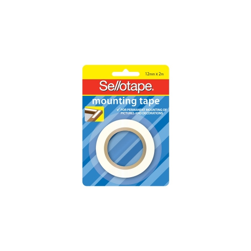SELLO 4004 DOUBLE SIDED MOUNTING TAPE PERM 12mm x 2M