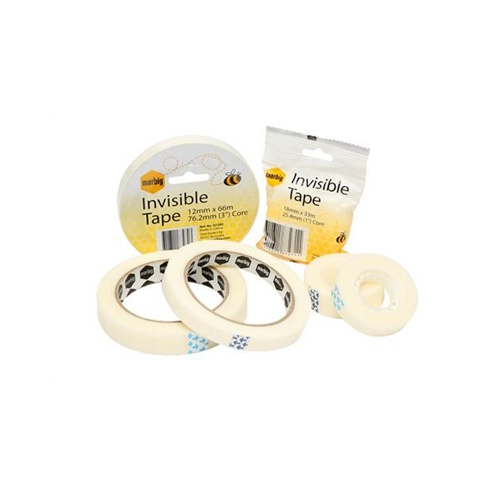 MARBIG TAPE INVISIBLE 18mm x 33m 25.4mm