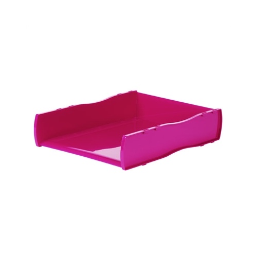 ESSELTE WOW DOCUMENT TRAY PINK
