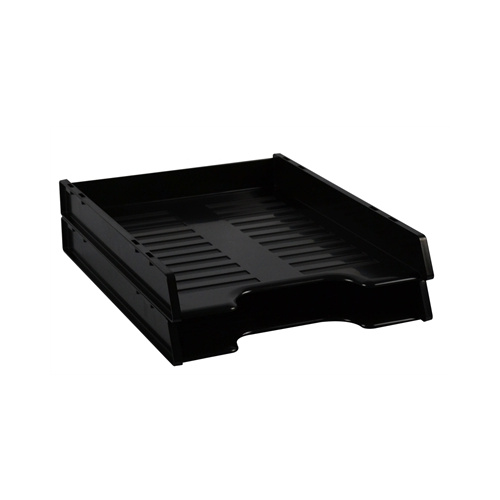 ITALPLAST I65BK SLIMLINE MULTI FIT DOCUMENT TRAY A4 BLACK