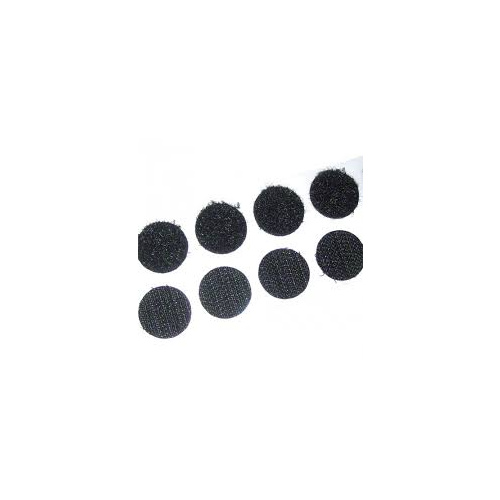 VELCRO LOOP STICKY DOTS 22mm x 1000 BLACK