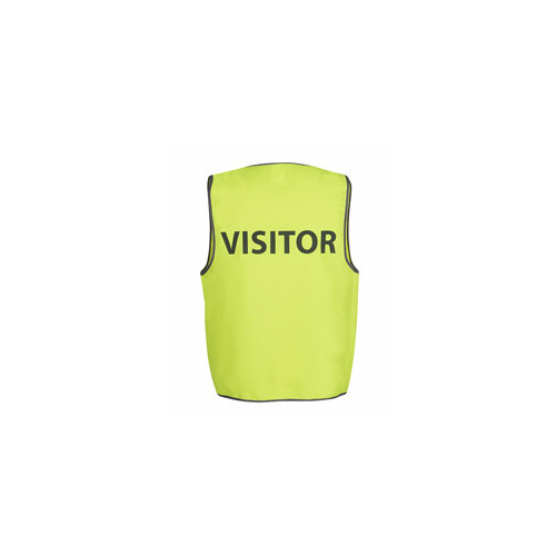 VISITOR DAY HI VIS SAFETY VEST FLURO YELLOW 