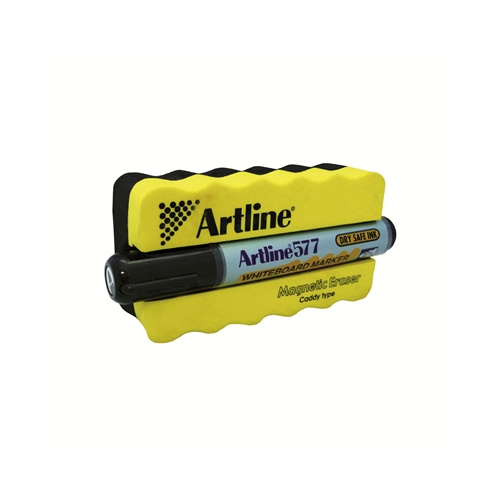 ARTLINE 577 WHITEBAORD MAGNETIC ERASER AND MARKER KIT