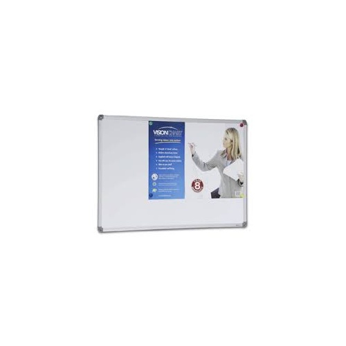 VISIONCHART 1200x1500mm ALUMINIUM FRAME MAGNETIC WHITEBOARD 