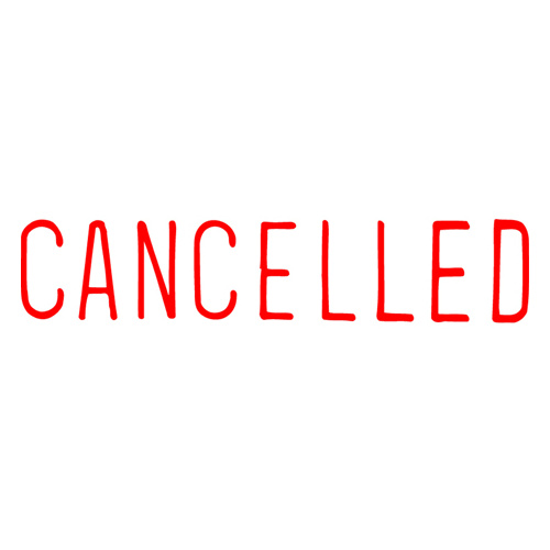 XSTAMPER 1204 CANCELLED RED