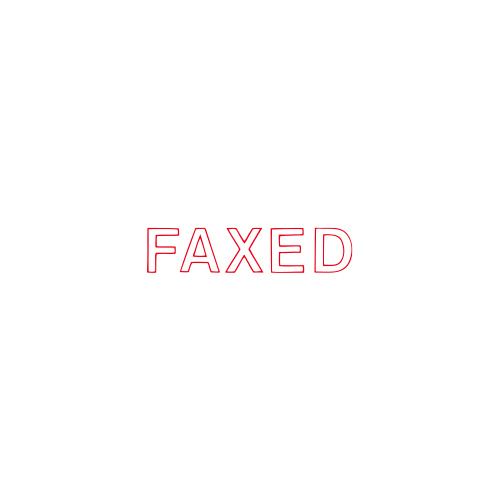 XSTAMPER 1346 FAXED RED 