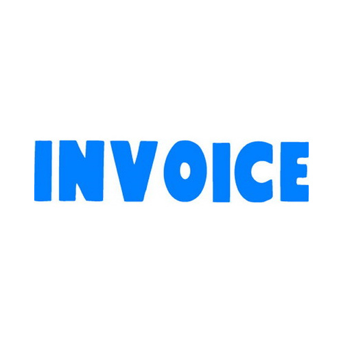XSTAMPER 1053 INVOICE BLUE
