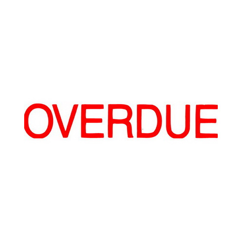 XSTAMPER 1171 OVERDUE RED