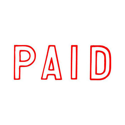 XSTAMPER 1005 PAID RED