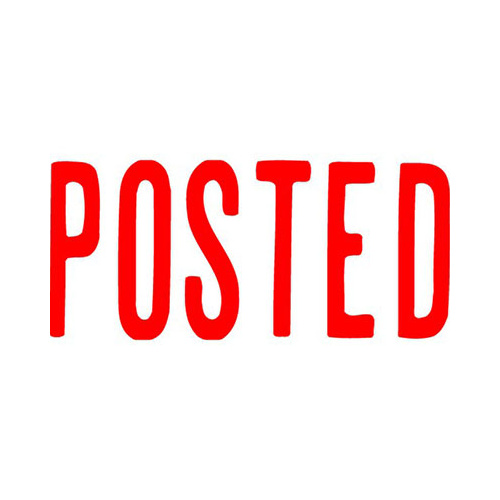 XSTAMPER 1047 POSTED RED
