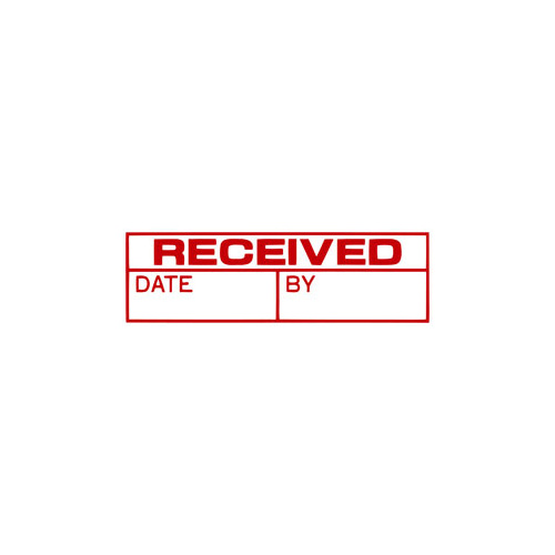 XSTAMPER 1680 RECEIVED/DATE/BY RED